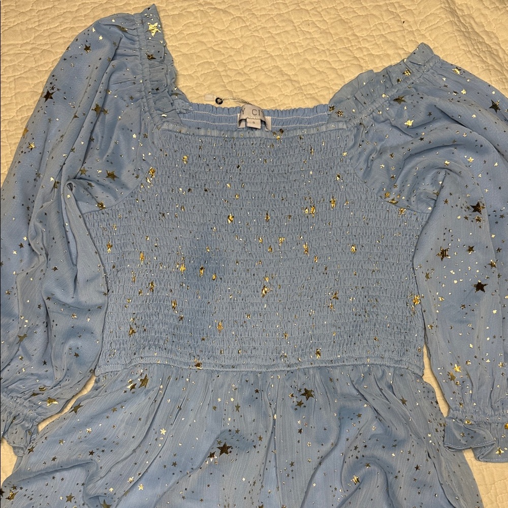 Ivy City Co Blue Starry Formal Dress - Picture 7 of 7
